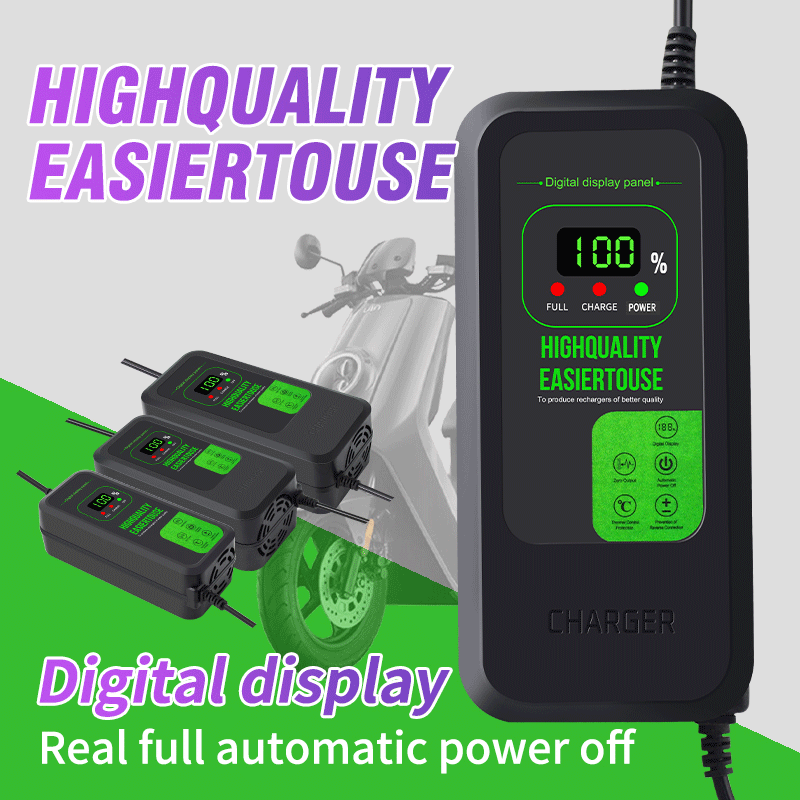 84V 20A Smart Charger - Pengisi Daya Baterai Lithium Baru yang