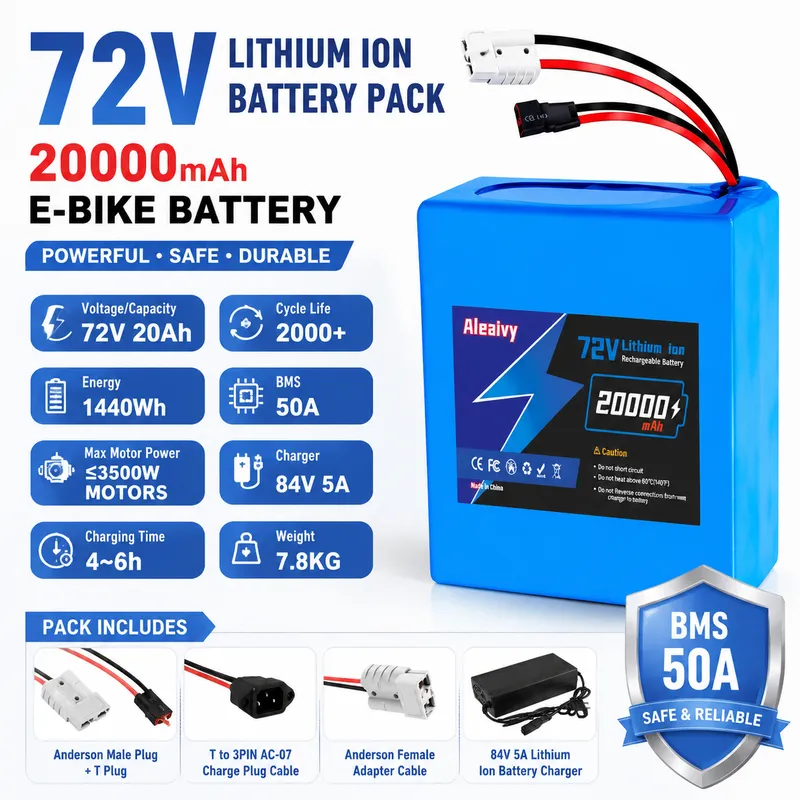 72V 40Ah Lifepo4 Battery Pack - Paket Baterai Lithium 72V 84V 20S4P