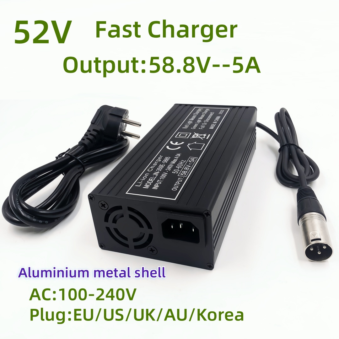 Pengisi Daya Cepat 52V 58.8V/5 - 84V 20A Smart Charger ulasan dan harga