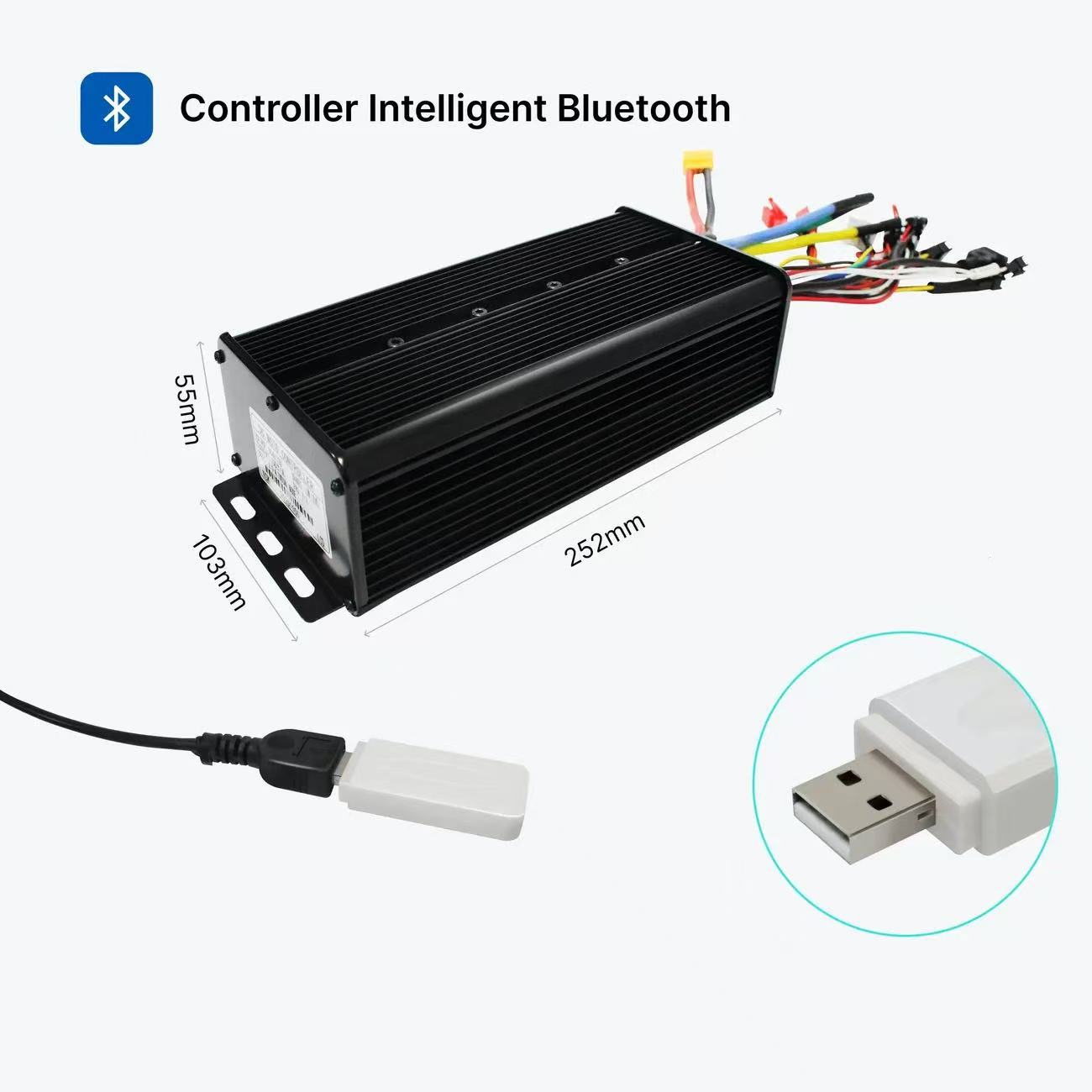 Sepeda Motor Listrik Skuter 48 - 72V 100A Sabvoton Controller ulasan dan harga