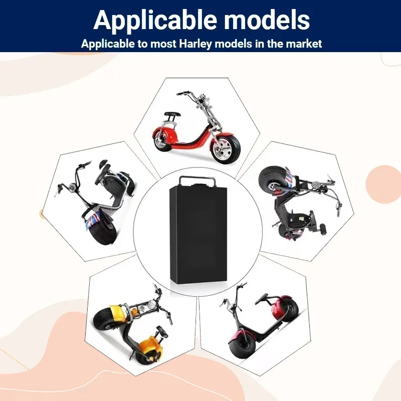 Untuk Baterai Harley 60V 20Ah/ - 60V 50Ah Electric Scooter Battery ulasan dan harga