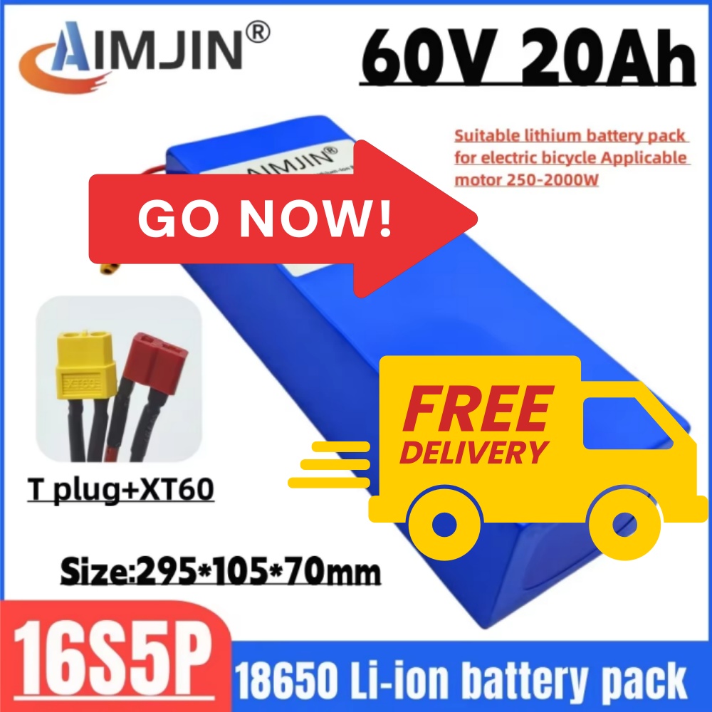 Baterai Li-ion 20000mAh 16S5P  - 72V 40Ah Lifepo4 Battery Pack ulasan dan harga